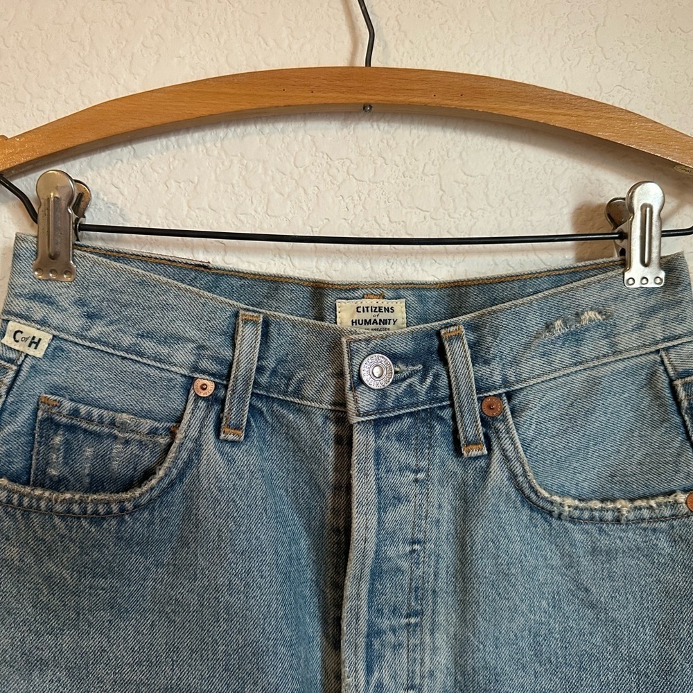 Citizens Of Humanity Astrid Mini Skirt in Archive High waisted - Picture 3 of 8